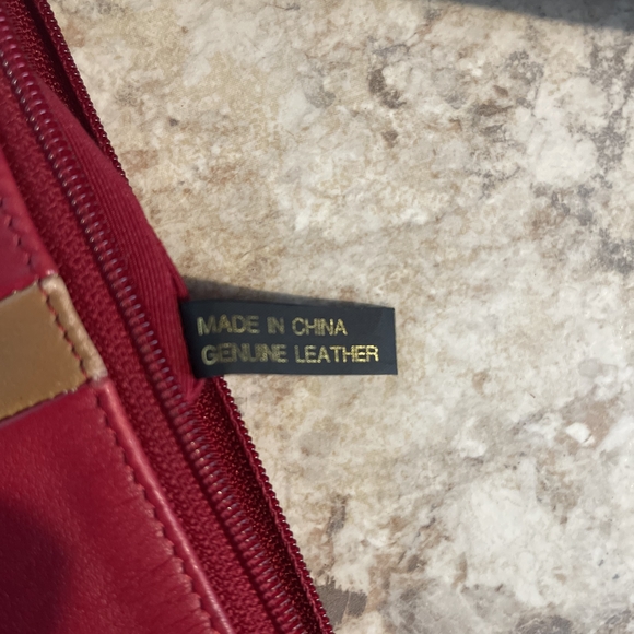 Red and Brown Women's Andrew Marc Handbag - Picture 15 of 15